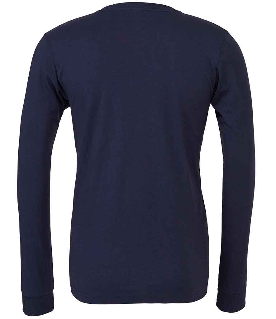 Canvas Unisex Jersey Long Sleeve T-Shirt in by Bella+Canvas — Custom branded clothing by Print Press, featuring premium embroidery produced in our specialist print lab in the UK.
