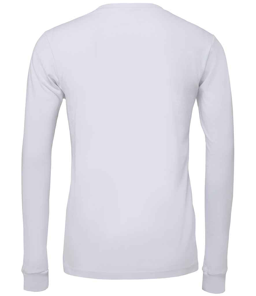 Canvas Unisex Jersey Long Sleeve T-Shirt in by Bella+Canvas — Custom branded clothing by Print Press, featuring premium embroidery produced in our specialist print lab in the UK.