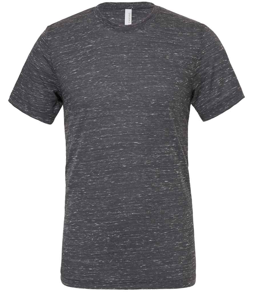 Canvas Unisex Poly/Cotton T-Shirt in Charcoal Marble by Bella+Canvas — Custom branded clothing by Print Press, featuring premium embroidery produced in our specialist print lab in the UK.