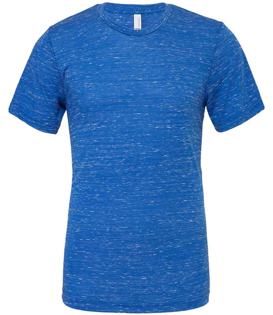 Canvas Unisex Poly/Cotton T-Shirt in Royal Marble by Bella+Canvas — Custom branded clothing by Print Press, featuring premium embroidery produced in our specialist print lab in the UK.