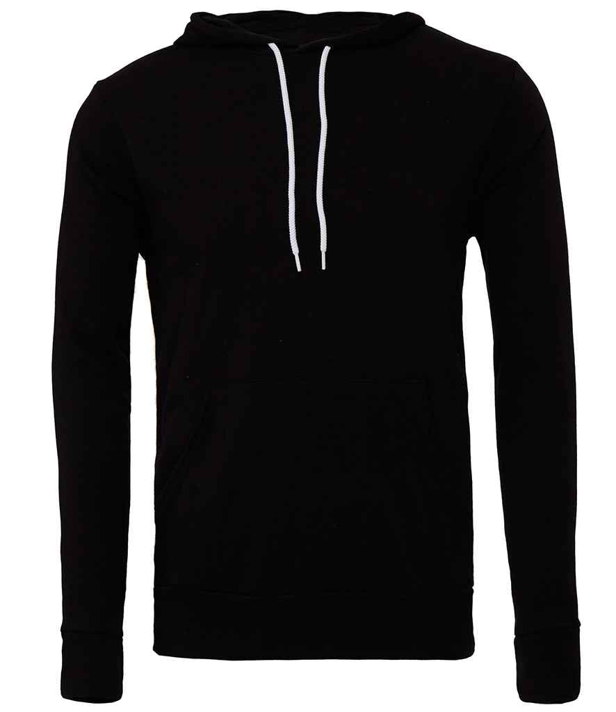 Canvas Unisex Pullover Hoodie - (2nd Colours) in Black by Bella+Canvas — Custom branded clothing by Print Press, featuring premium embroidery produced in our specialist print lab in the UK.