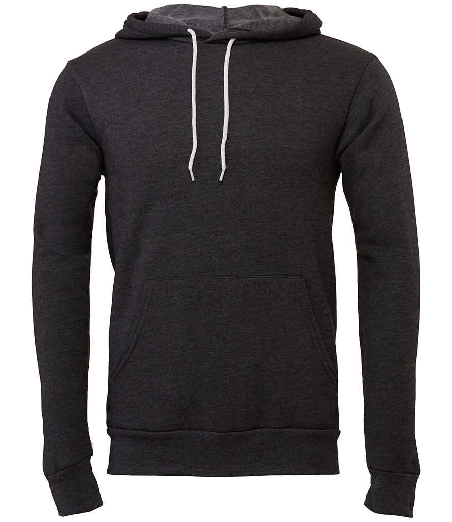 Canvas Unisex Pullover Hoodie - (2nd Colours) in Dark Grey Heather by Bella+Canvas — Custom branded clothing by Print Press, featuring premium embroidery produced in our specialist print lab in the UK.