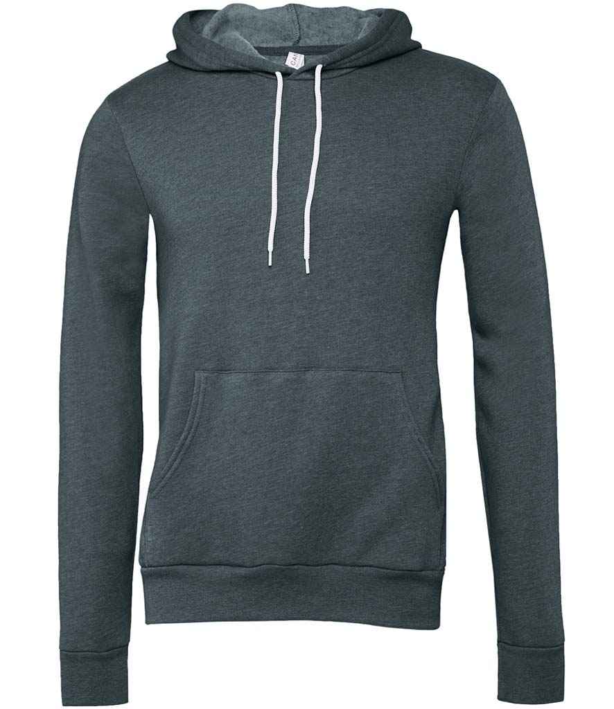 Canvas Unisex Pullover Hoodie in Heather Slate by Bella+Canvas — Custom branded clothing by Print Press, featuring premium embroidery produced in our specialist print lab in the UK.