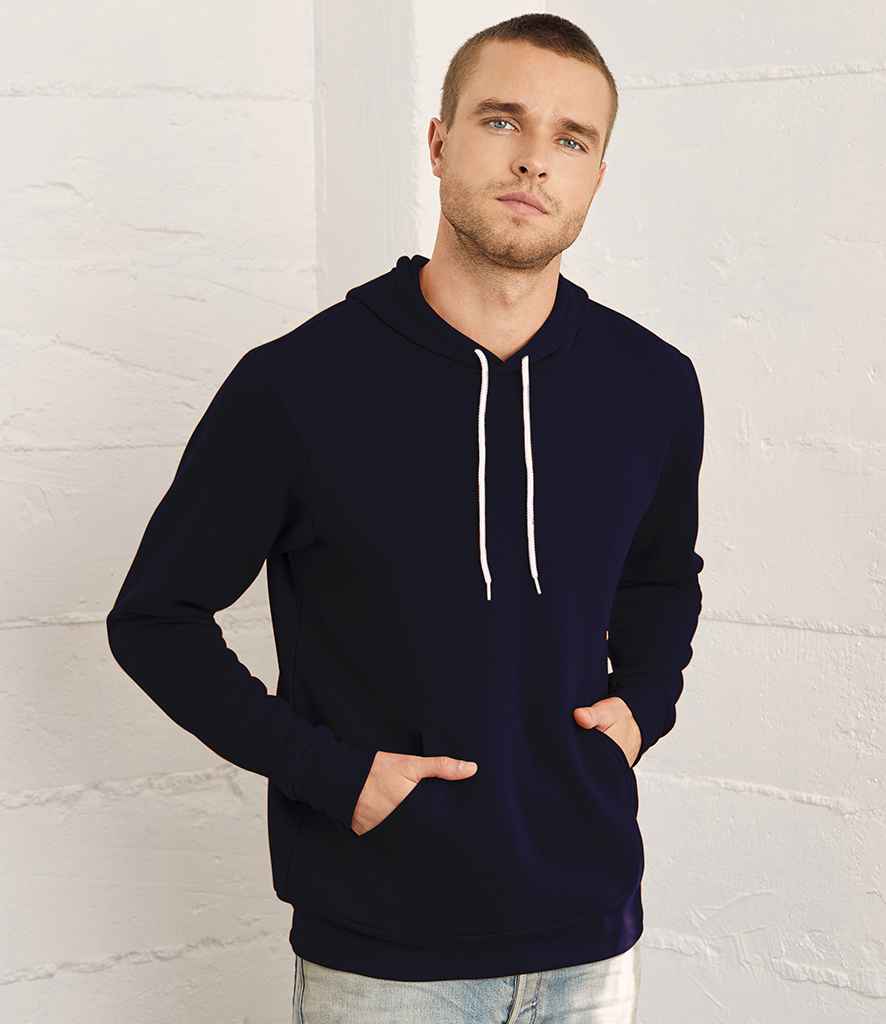 Canvas Unisex Pullover Hoodie in Navy by Bella+Canvas — Custom branded clothing by Print Press, featuring premium embroidery produced in our specialist print lab in the UK.