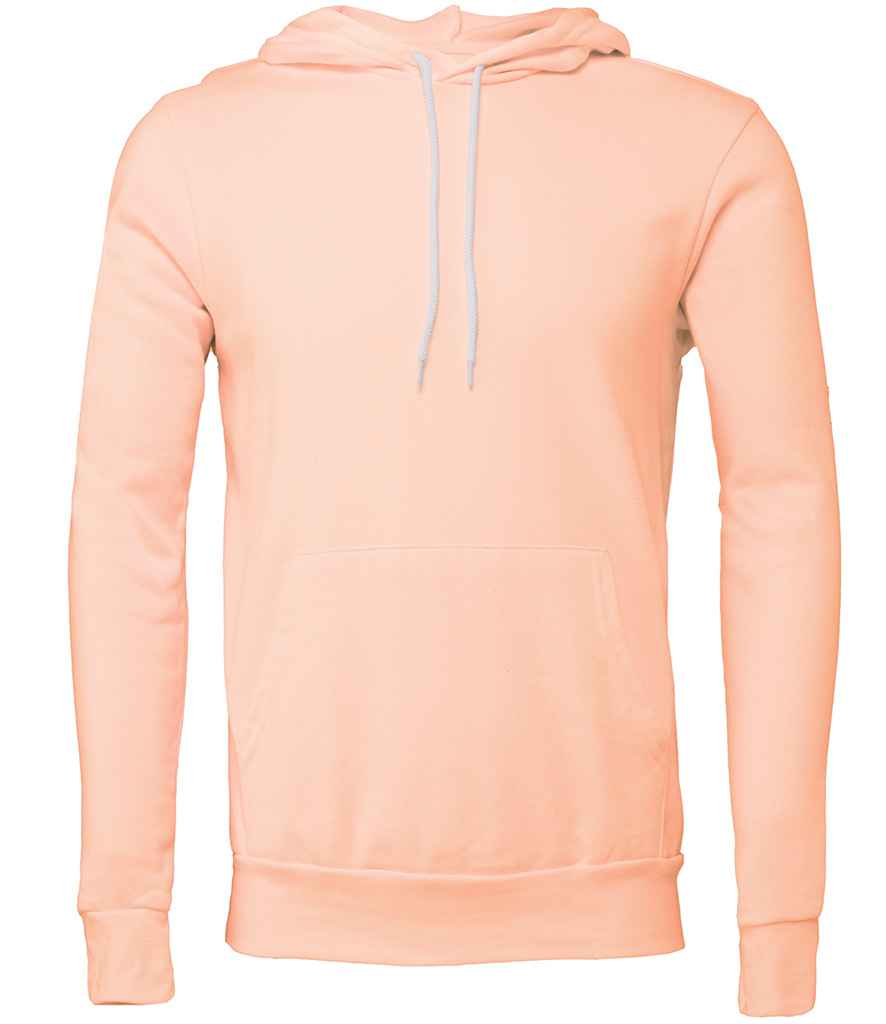Canvas Unisex Pullover Hoodie in Peach by Bella+Canvas — Custom branded clothing by Print Press, featuring premium embroidery produced in our specialist print lab in the UK.