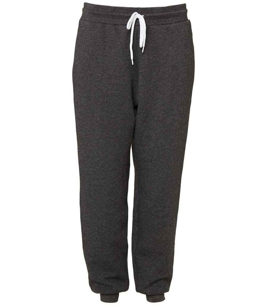 Canvas Unisex Jogger Sweatpants in Dark Grey Heather by Bella+Canvas — Custom branded clothing by Print Press, featuring premium embroidery produced in our specialist print lab in the UK.