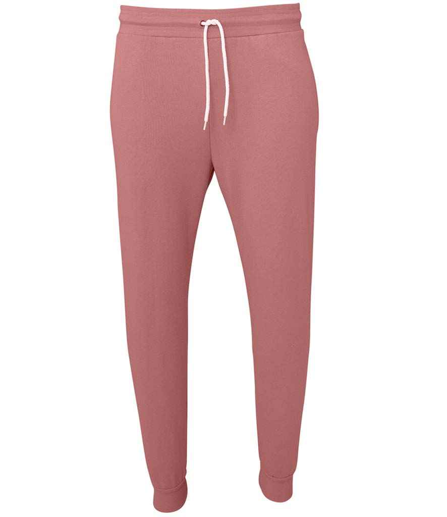 Canvas Unisex Jogger Sweatpants in Mauve by Bella+Canvas — Custom branded clothing by Print Press, featuring premium embroidery produced in our specialist print lab in the UK.