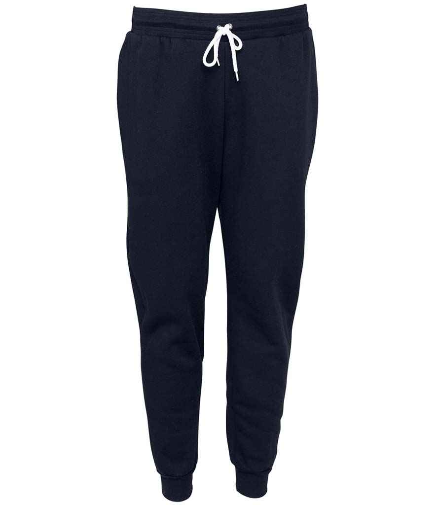 Canvas Unisex Jogger Sweatpants in Navy by Bella+Canvas — Custom branded clothing by Print Press, featuring premium embroidery produced in our specialist print lab in the UK.