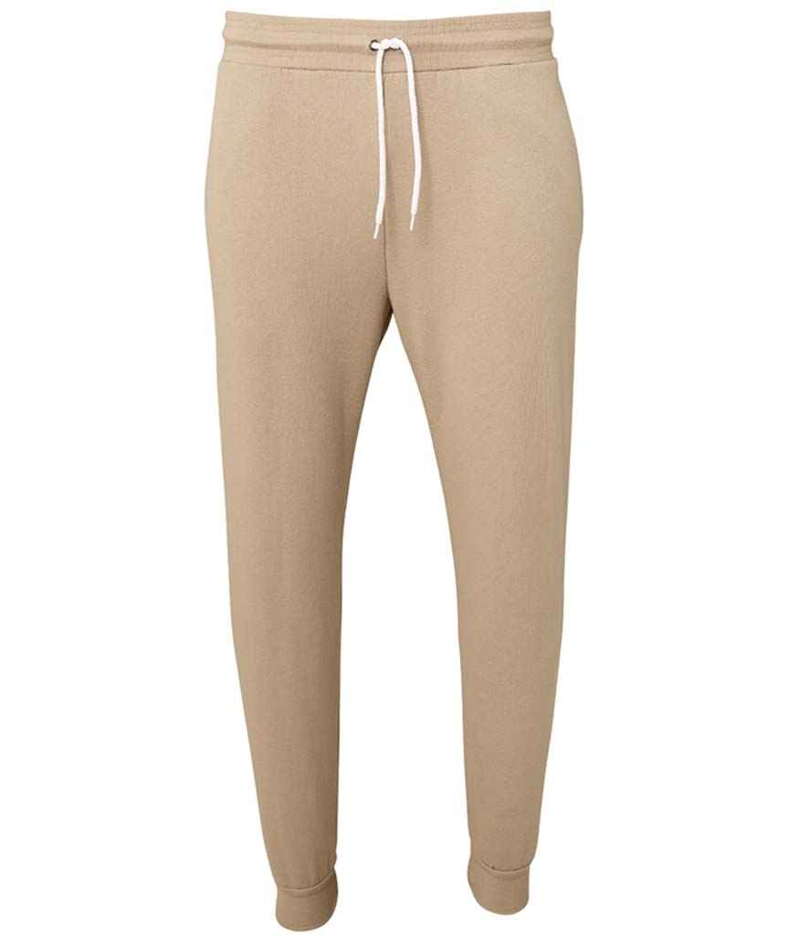 Canvas Unisex Jogger Sweatpants in Tan by Bella+Canvas — Custom branded clothing by Print Press, featuring premium embroidery produced in our specialist print lab in the UK.