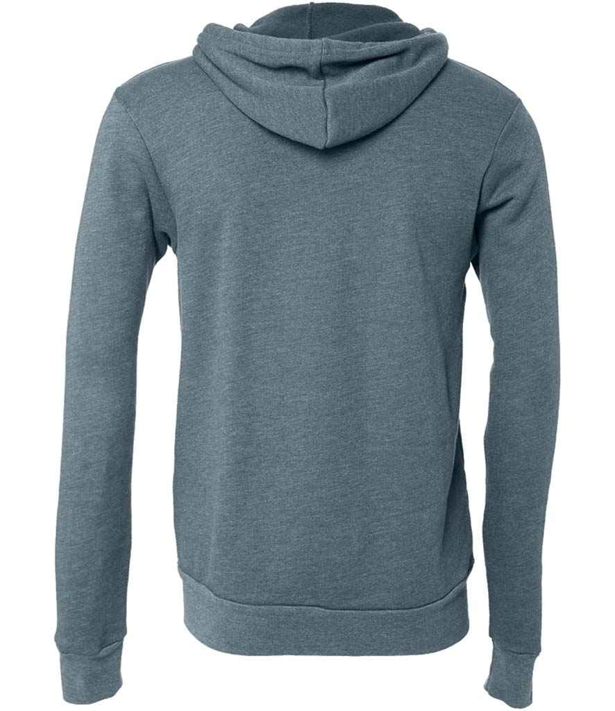 Canvas Unisex Full Zip Hoodie in by Bella+Canvas — Custom branded clothing by Print Press, featuring premium embroidery produced in our specialist print lab in the UK.