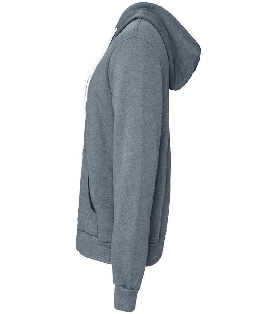 Canvas Unisex Full Zip Hoodie in by Bella+Canvas — Custom branded clothing by Print Press, featuring premium embroidery produced in our specialist print lab in the UK.