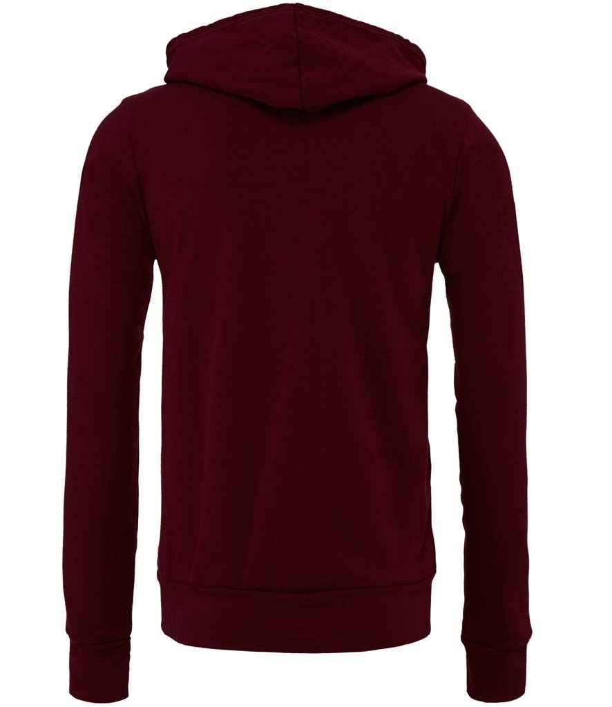 Canvas Unisex Full Zip Hoodie in by Bella+Canvas — Custom branded clothing by Print Press, featuring premium embroidery produced in our specialist print lab in the UK.