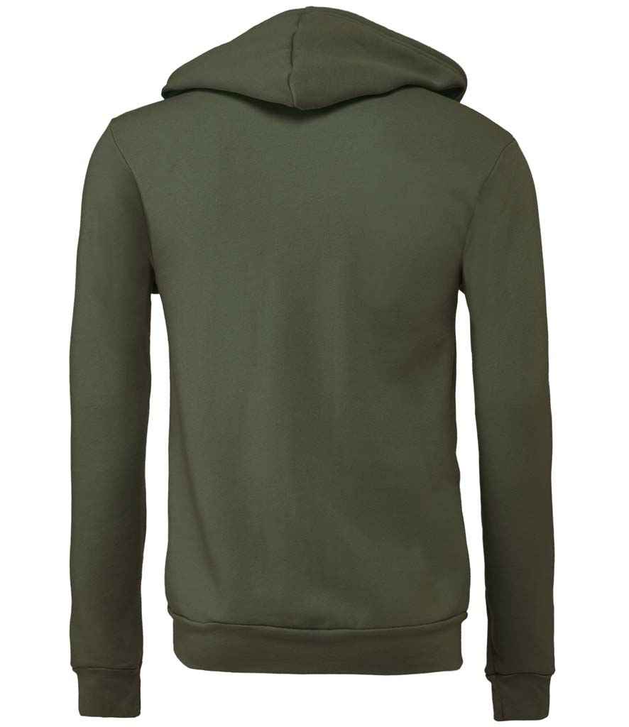 Canvas Unisex Full Zip Hoodie in by Bella+Canvas — Custom branded clothing by Print Press, featuring premium embroidery produced in our specialist print lab in the UK.