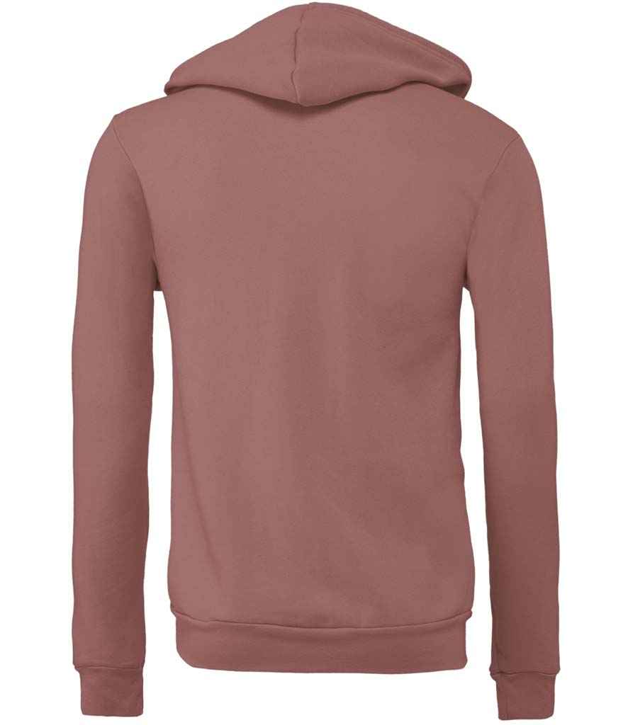 Canvas Unisex Full Zip Hoodie in by Bella+Canvas — Custom branded clothing by Print Press, featuring premium embroidery produced in our specialist print lab in the UK.
