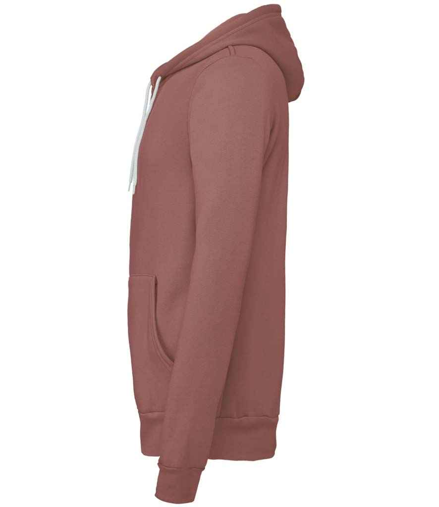 Canvas Unisex Full Zip Hoodie in by Bella+Canvas — Custom branded clothing by Print Press, featuring premium embroidery produced in our specialist print lab in the UK.