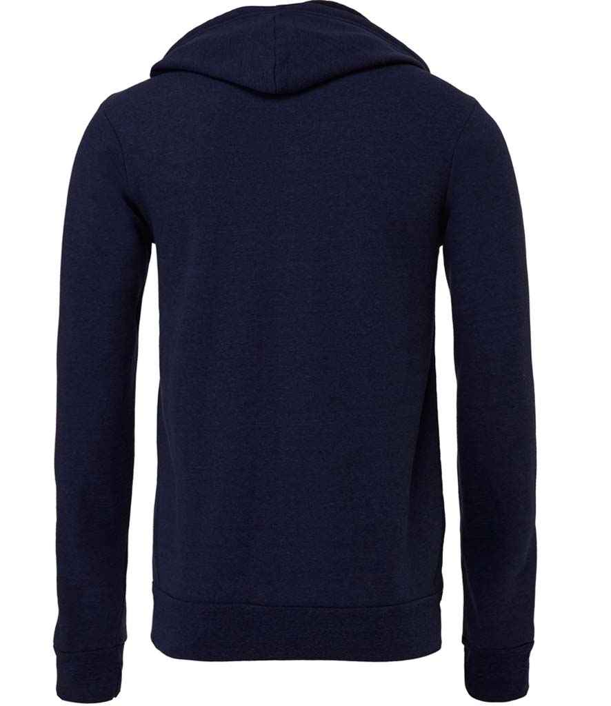 Canvas Unisex Full Zip Hoodie in by Bella+Canvas — Custom branded clothing by Print Press, featuring premium embroidery produced in our specialist print lab in the UK.