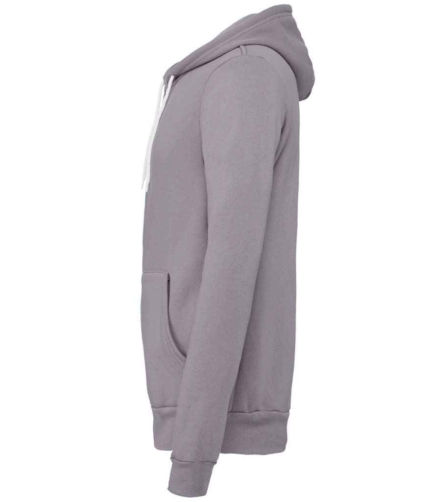 Canvas Unisex Full Zip Hoodie in by Bella+Canvas — Custom branded clothing by Print Press, featuring premium embroidery produced in our specialist print lab in the UK.
