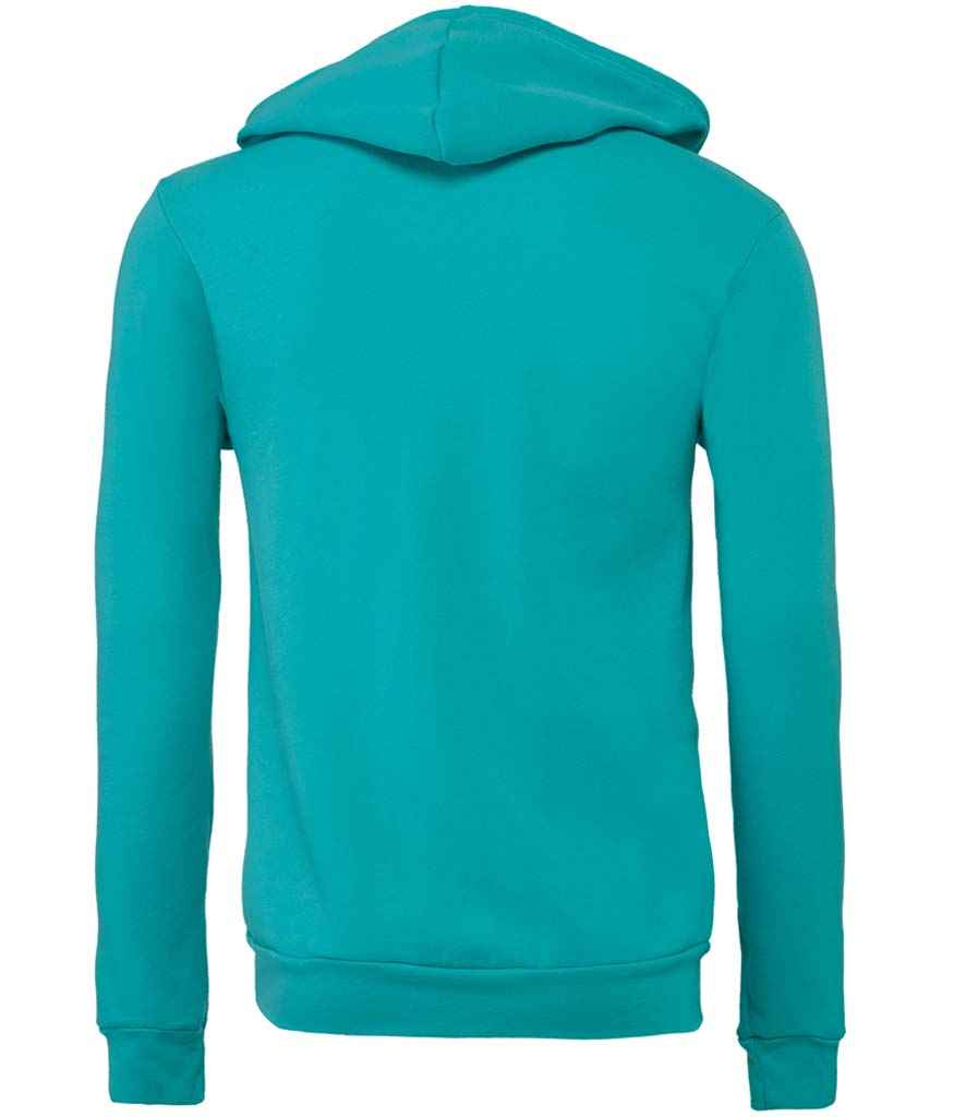 Canvas Unisex Full Zip Hoodie in by Bella+Canvas — Custom branded clothing by Print Press, featuring premium embroidery produced in our specialist print lab in the UK.