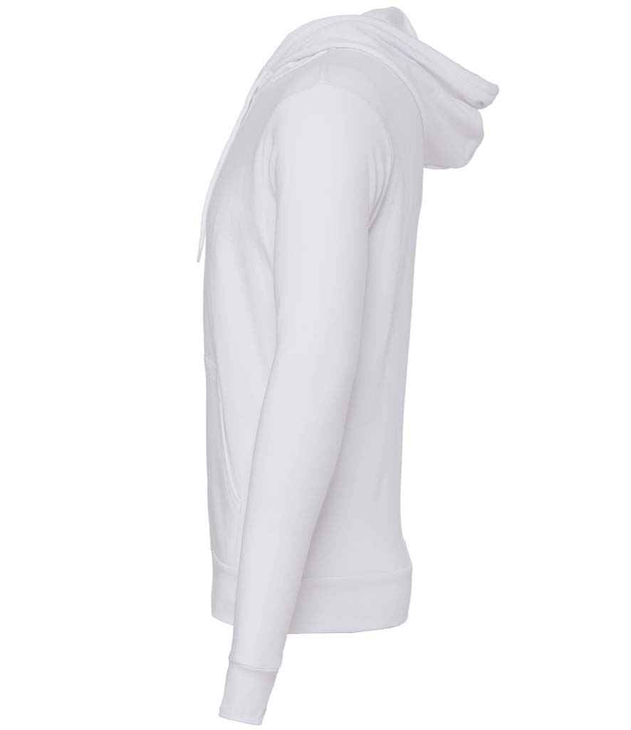 Canvas Unisex Full Zip Hoodie in by Bella+Canvas — Custom branded clothing by Print Press, featuring premium embroidery produced in our specialist print lab in the UK.