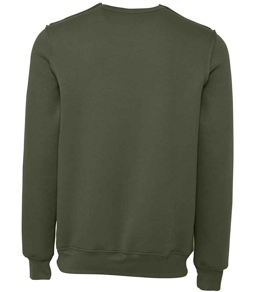 Canvas Unisex Raw Seam Crew Neck Pullover in by Bella+Canvas — Custom branded clothing by Print Press, featuring premium embroidery produced in our specialist print lab in the UK.