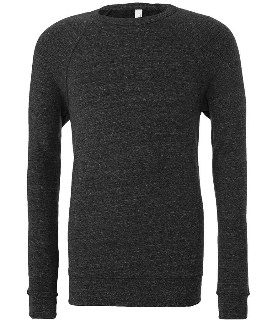 Canvas Unisex Sponge Fleece Sweatshirt in Dark Grey Heather by Bella+Canvas — Custom branded clothing by Print Press, featuring premium embroidery produced in our specialist print lab in the UK.