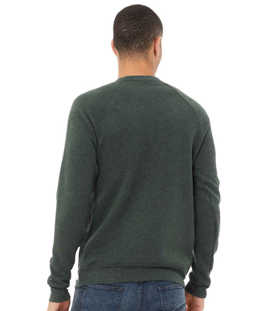 Canvas Unisex Sponge Fleece Sweatshirt in Heather Forest by Bella+Canvas — Custom branded clothing by Print Press, featuring premium embroidery produced in our specialist print lab in the UK.