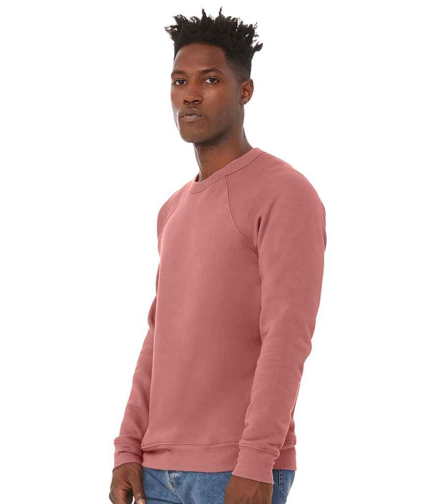 Canvas Unisex Sponge Fleece Sweatshirt in Mauve by Bella+Canvas — Custom branded clothing by Print Press, featuring premium embroidery produced in our specialist print lab in the UK.