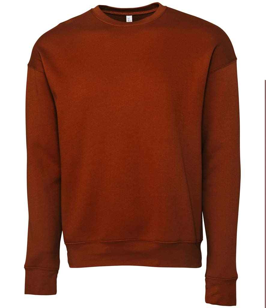 Canvas Unisex Drop Shoulder Sweatshirt in by Bella+Canvas — Custom branded clothing by Print Press, featuring premium embroidery produced in our specialist print lab in the UK.