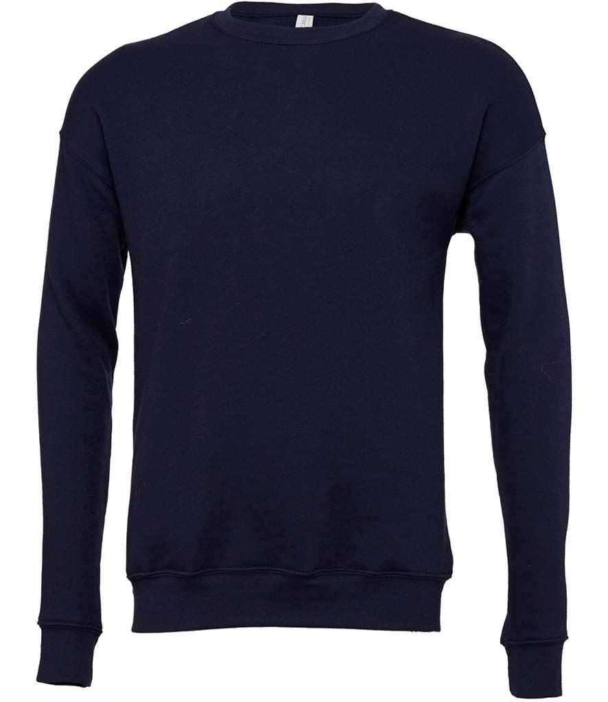 Canvas Unisex Drop Shoulder Sweatshirt in by Bella+Canvas — Custom branded clothing by Print Press, featuring premium embroidery produced in our specialist print lab in the UK.