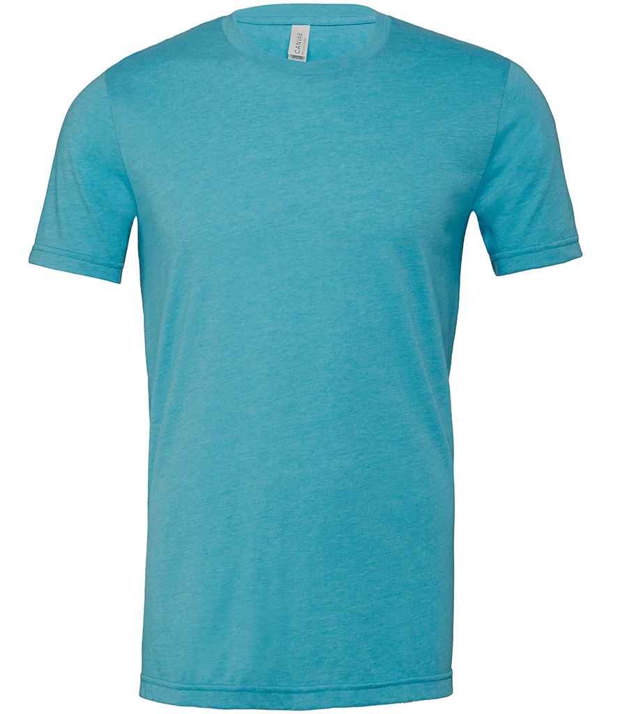 Canvas Unisex Heather CVC T-Shirt - (4th Colours) in Heather Aqua by Bella+Canvas — Custom branded clothing by Print Press, featuring premium embroidery produced in our specialist print lab in the UK.