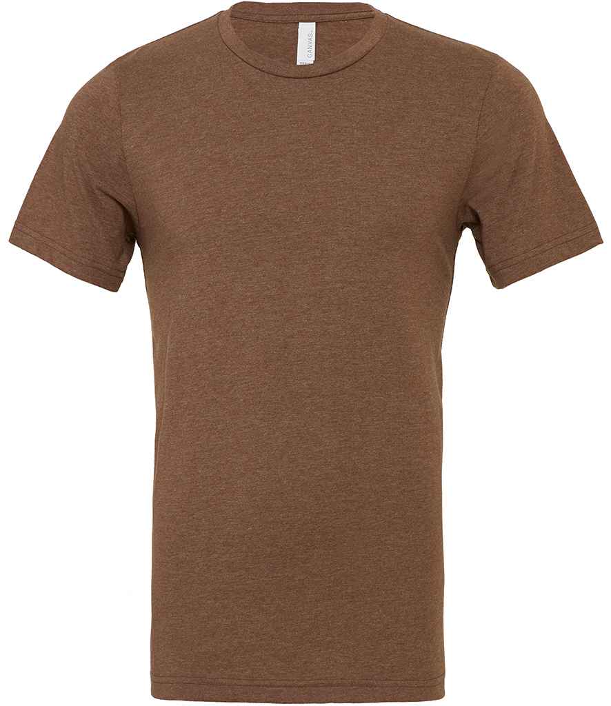 Canvas Unisex Heather CVC T-Shirt - (4th Colours) in Heather Brown by Bella+Canvas — Custom branded clothing by Print Press, featuring premium embroidery produced in our specialist print lab in the UK.