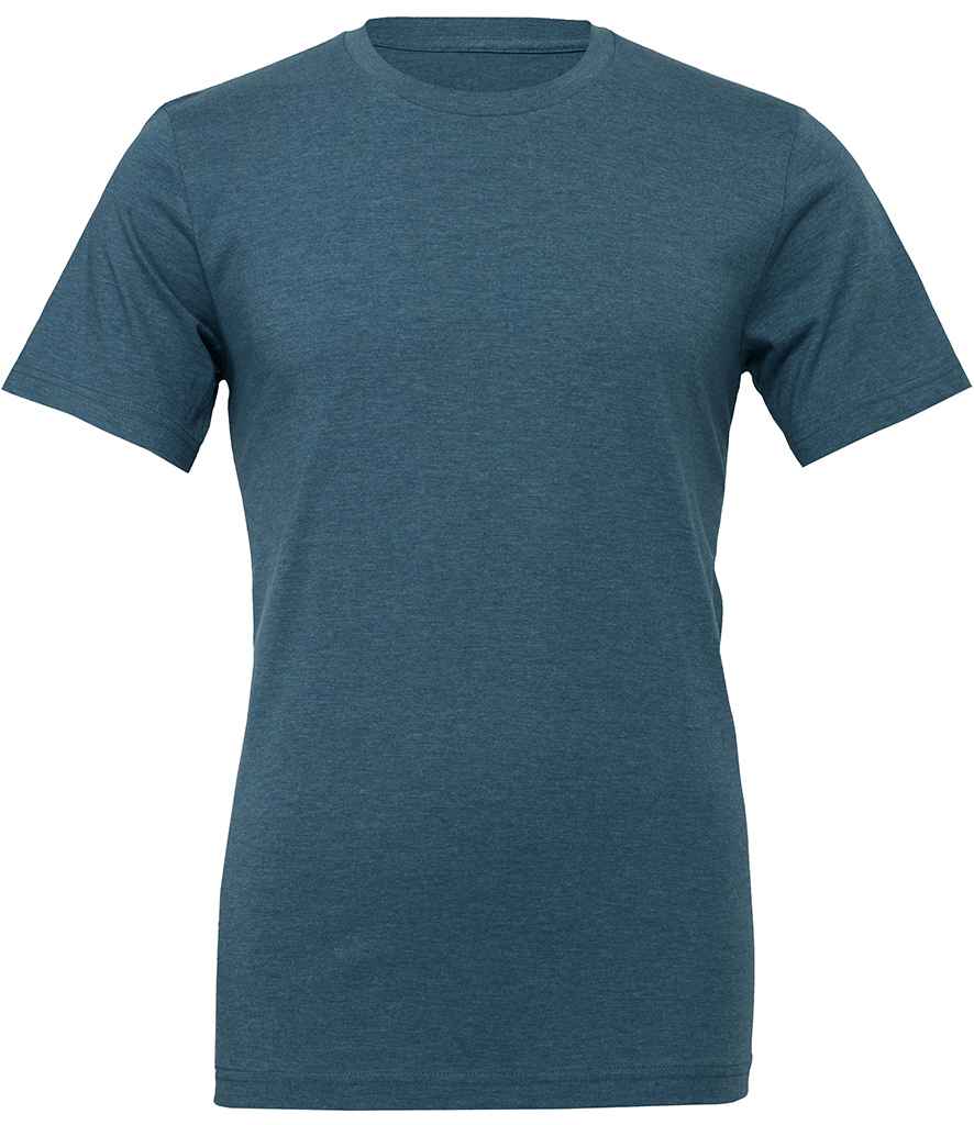 Canvas Unisex Heather CVC T-Shirt - (4th Colours) in Heather Deep Teal by Bella+Canvas — Custom branded clothing by Print Press, featuring premium embroidery produced in our specialist print lab in the UK.