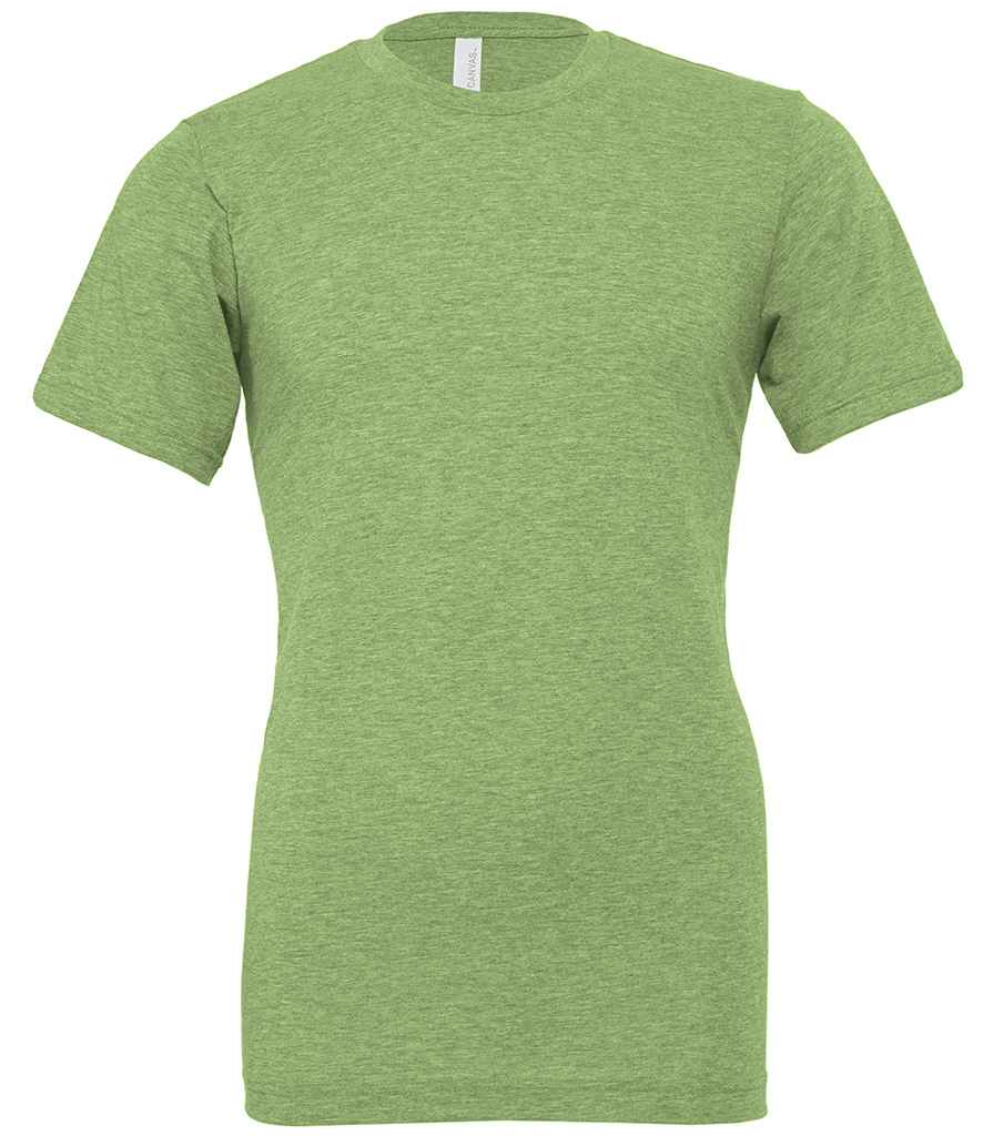 Canvas Unisex Heather CVC T-Shirt - (3rd Colours) in Heather Green by Bella+Canvas — Custom branded clothing by Print Press, featuring premium embroidery produced in our specialist print lab in the UK.