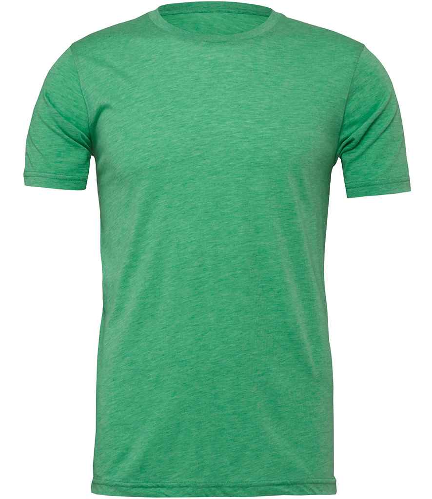 Canvas Unisex Heather CVC T-Shirt - (3rd Colours) in Heather Kelly Green by Bella+Canvas — Custom branded clothing by Print Press, featuring premium embroidery produced in our specialist print lab in the UK.