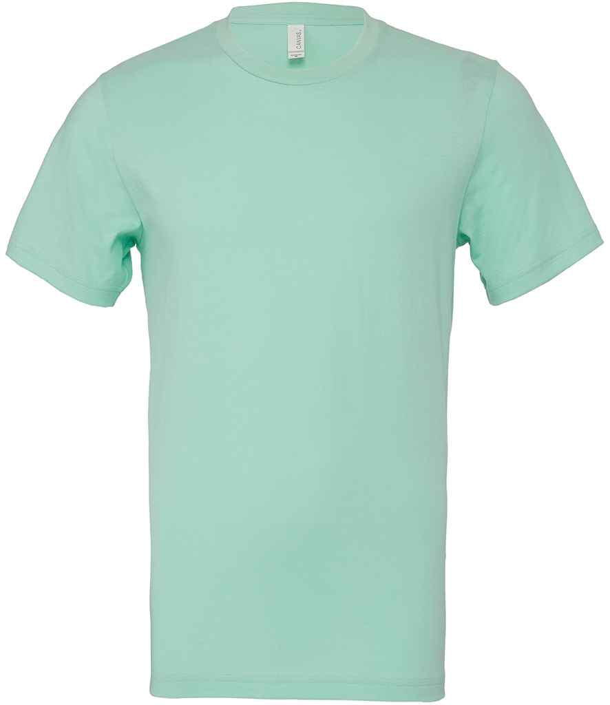 Canvas Unisex Heather CVC T-Shirt - (3rd Colours) in Heather Mint by Bella+Canvas — Custom branded clothing by Print Press, featuring premium embroidery produced in our specialist print lab in the UK.