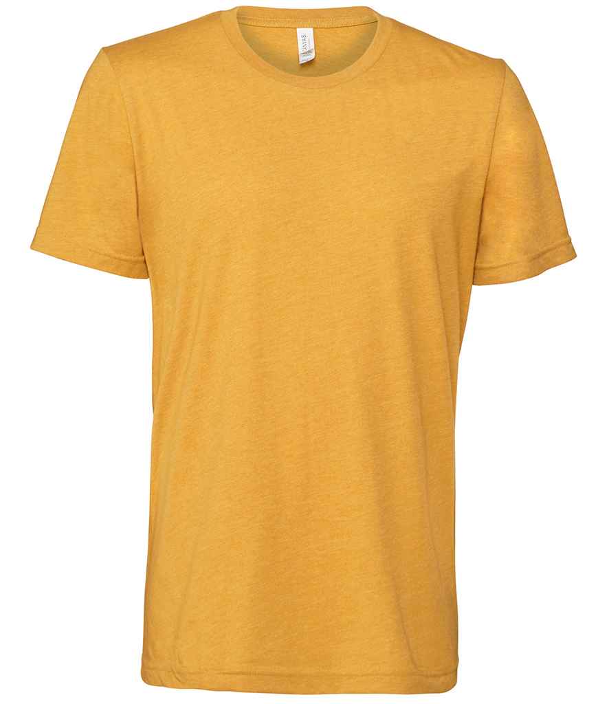 Canvas Unisex Heather CVC T-Shirt - (3rd Colours) in Heather Mustard by Bella+Canvas — Custom branded clothing by Print Press, featuring premium embroidery produced in our specialist print lab in the UK.