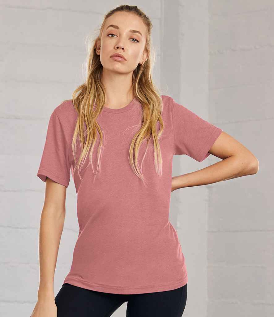 Canvas Unisex Heather CVC T-Shirt - (3rd Colours) in Heather Mauve by Bella+Canvas — Custom branded clothing by Print Press, featuring premium embroidery produced in our specialist print lab in the UK.