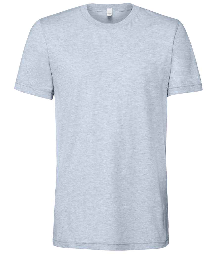 Canvas Unisex Heather CVC T-Shirt - (2nd Colours) in Heather Prism Blue by Bella+Canvas — Custom branded clothing by Print Press, featuring premium embroidery produced in our specialist print lab in the UK.