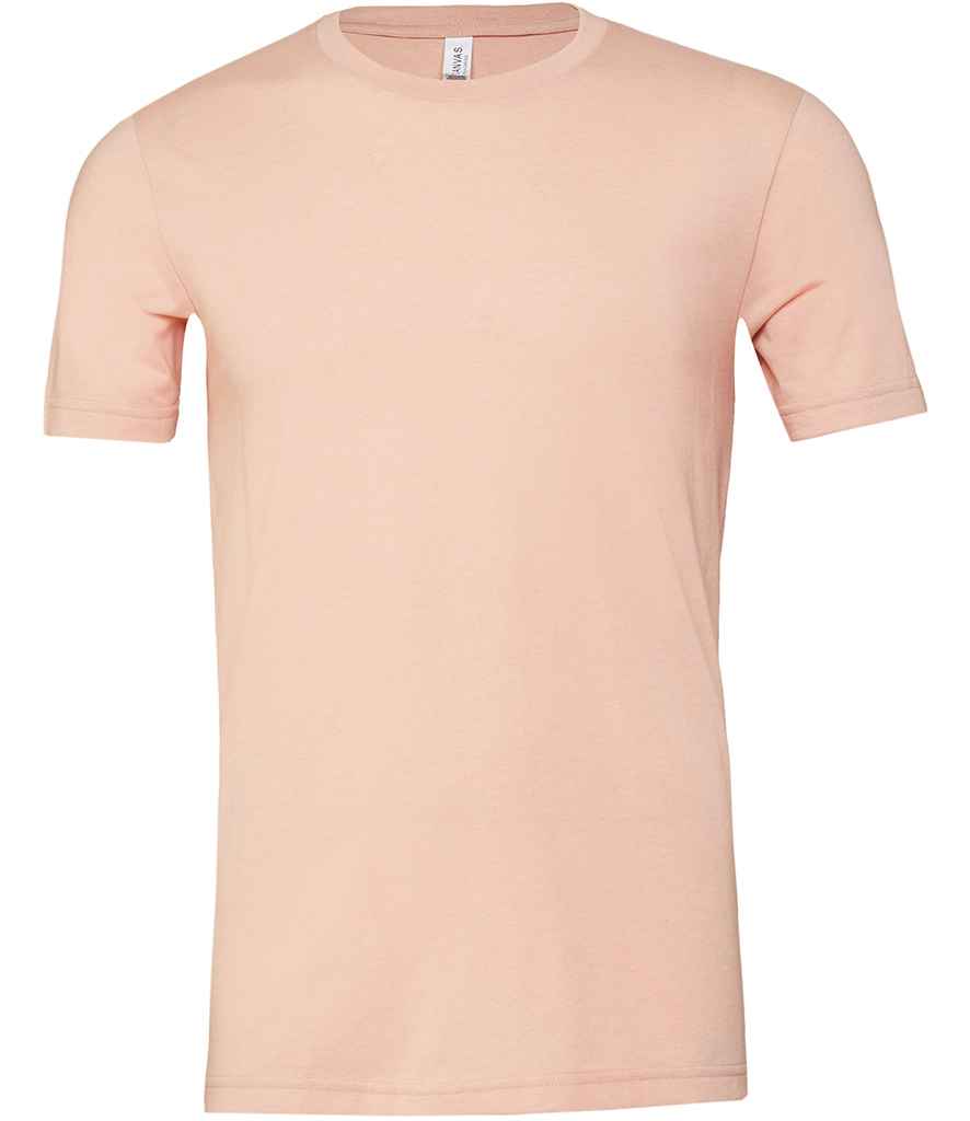 Canvas Unisex Heather CVC T-Shirt - (2nd Colours) in Heather Peach by Bella+Canvas — Custom branded clothing by Print Press, featuring premium embroidery produced in our specialist print lab in the UK.