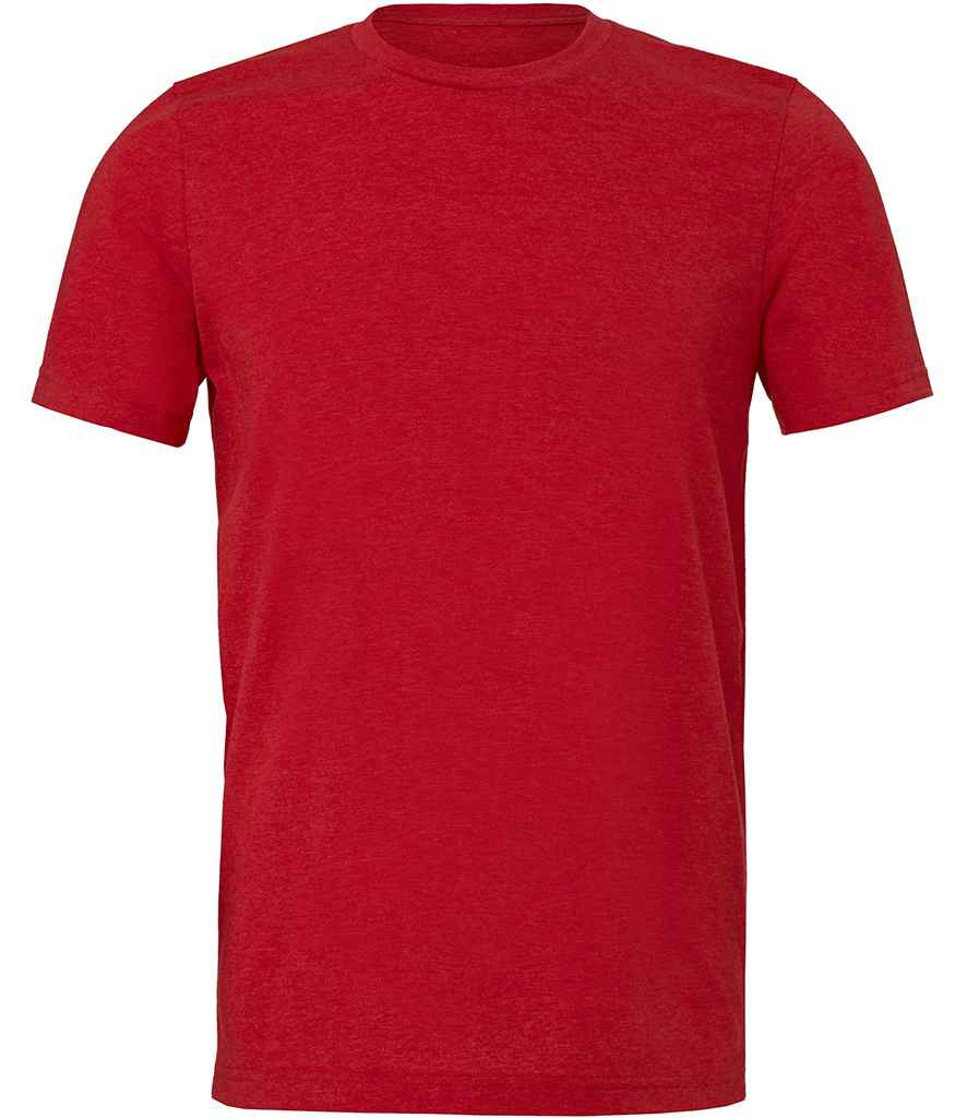 Canvas Unisex Heather CVC T-Shirt - (2nd Colours) in Heather Red by Bella+Canvas — Custom branded clothing by Print Press, featuring premium embroidery produced in our specialist print lab in the UK.