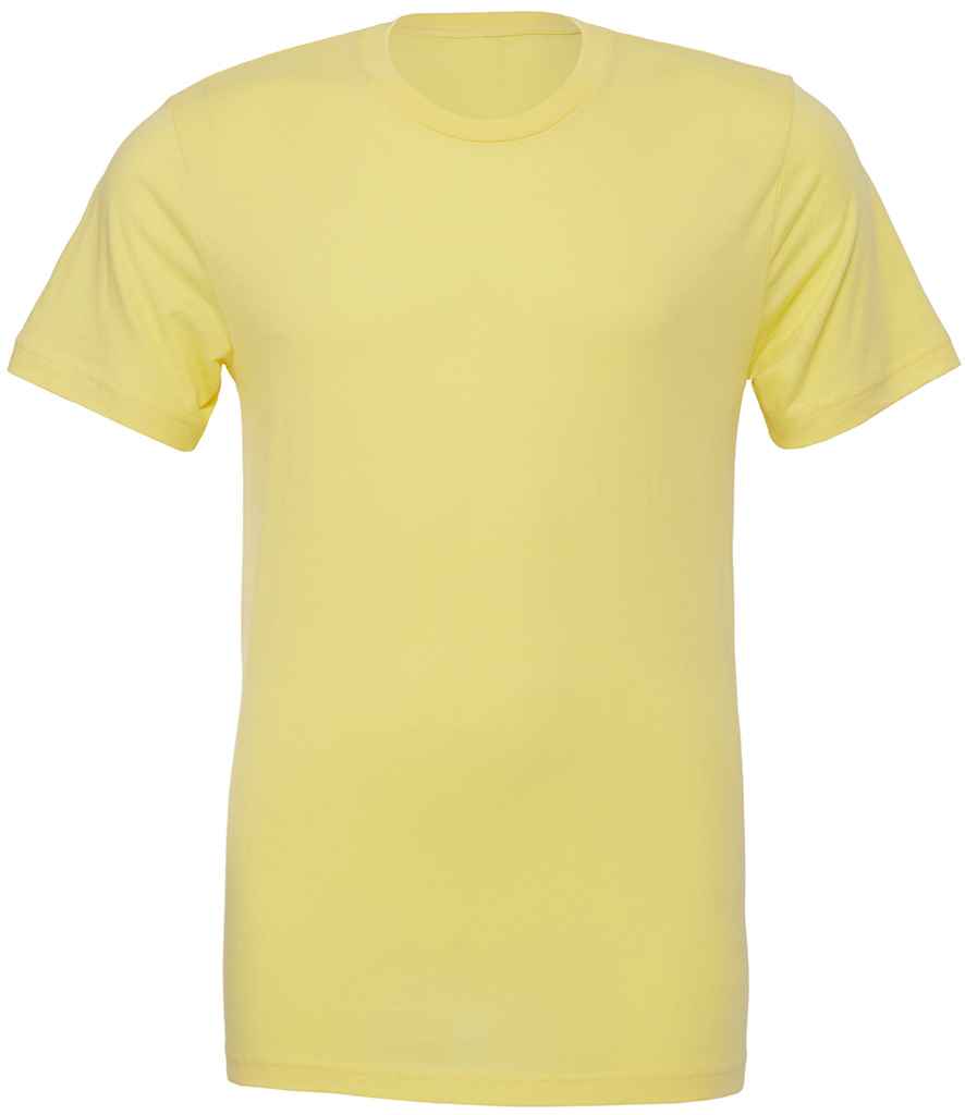 Canvas Unisex Heather CVC T-Shirt - (2nd Colours) in Heather Yellow Gold by Bella+Canvas — Custom branded clothing by Print Press, featuring premium embroidery produced in our specialist print lab in the UK.