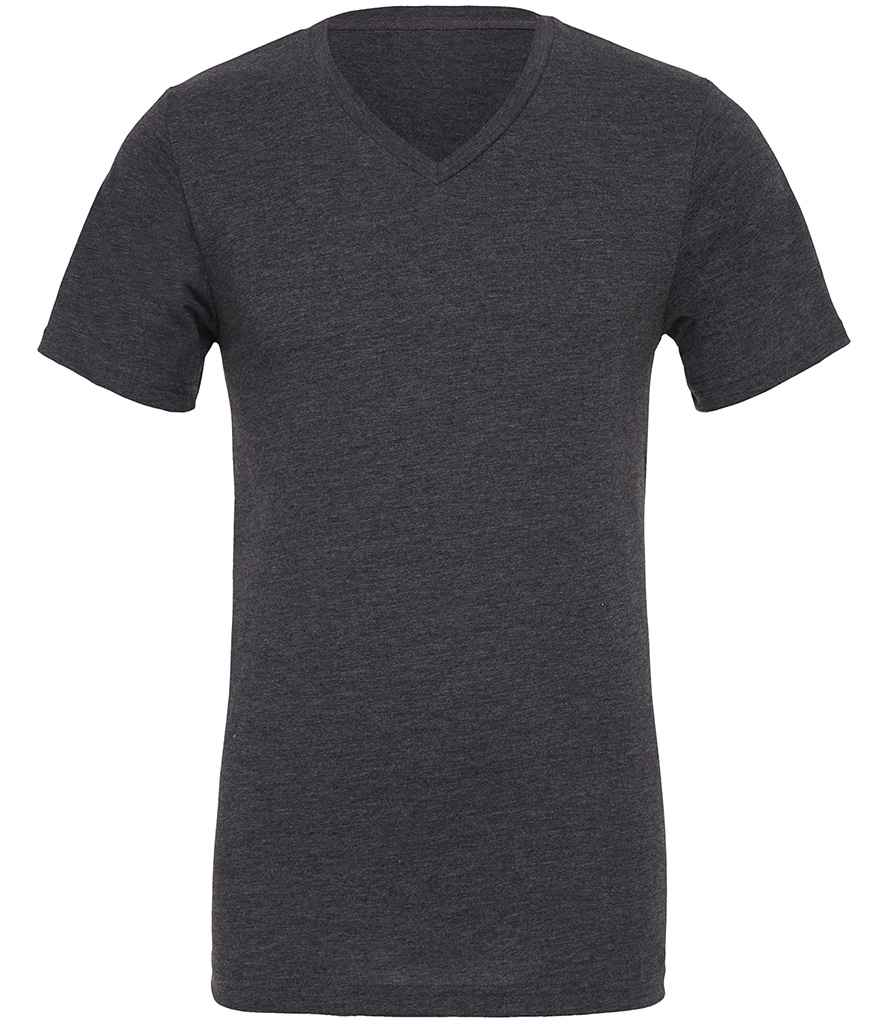 Canvas Unisex Heather CVC V Neck T-Shirt in by Bella+Canvas — Custom branded clothing by Print Press, featuring premium embroidery produced in our specialist print lab in the UK.