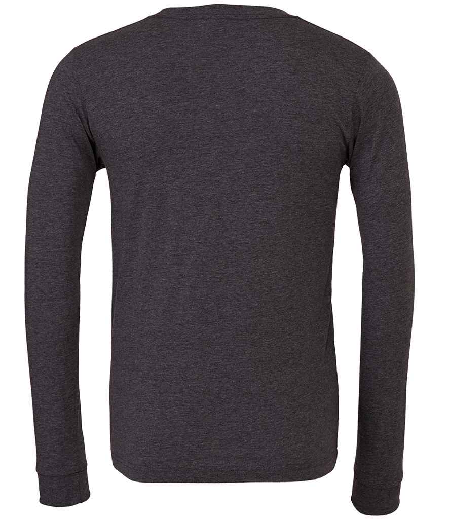 Canvas Unisex Heather CVC Long Sleeve T-Shirt in by Bella+Canvas — Custom branded clothing by Print Press, featuring premium embroidery produced in our specialist print lab in the UK.