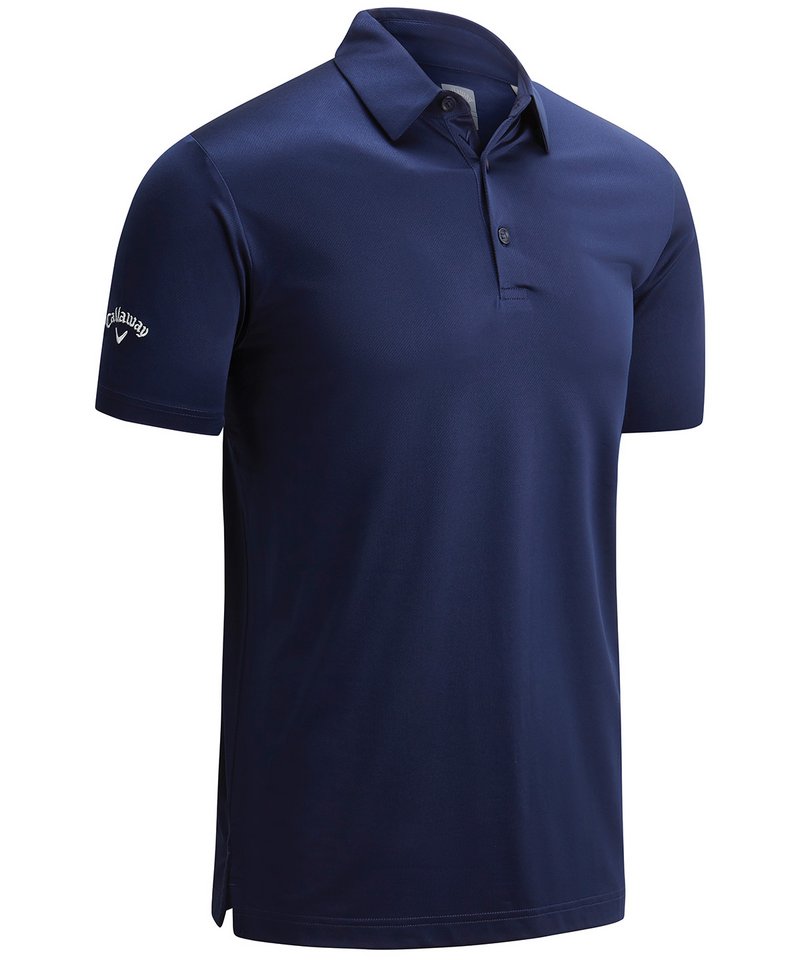 Swing Tech™ Solid Polo in Navy (Peacoat) by Callaway — Custom branded clothing by Print Press, featuring premium embroidery produced in our specialist print lab in the UK.