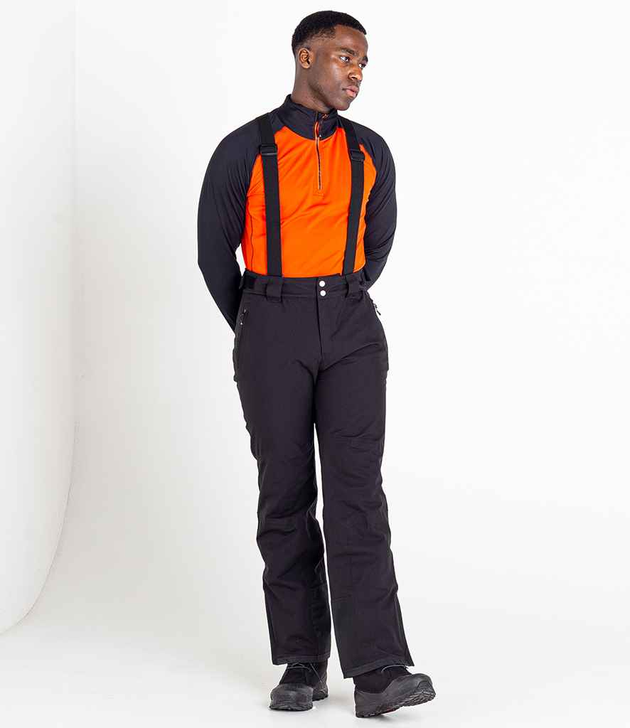 Dare 2b Standfast Wintersport Pants in Black by Dare 2b — Custom branded clothing by Print Press, featuring premium embroidery produced in our specialist print lab in the UK.