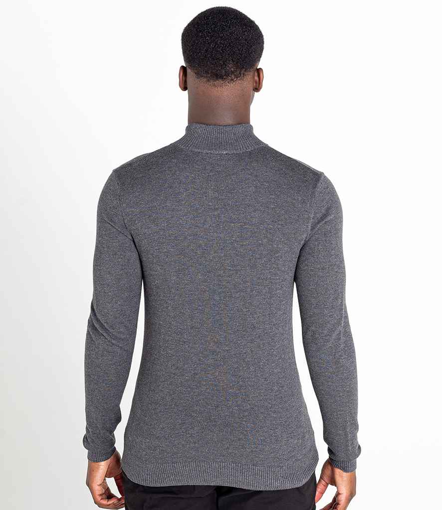 Dare 2b Unite US 1/4 Zip Knitted Sweater in by Dare 2b — Custom branded clothing by Print Press, featuring premium embroidery produced in our specialist print lab in the UK.