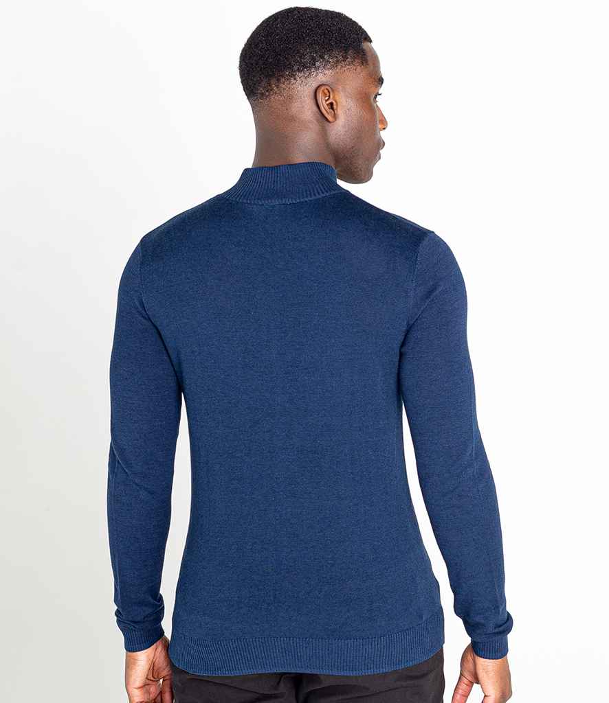 Dare 2b Unite US 1/4 Zip Knitted Sweater in by Dare 2b — Custom branded clothing by Print Press, featuring premium embroidery produced in our specialist print lab in the UK.