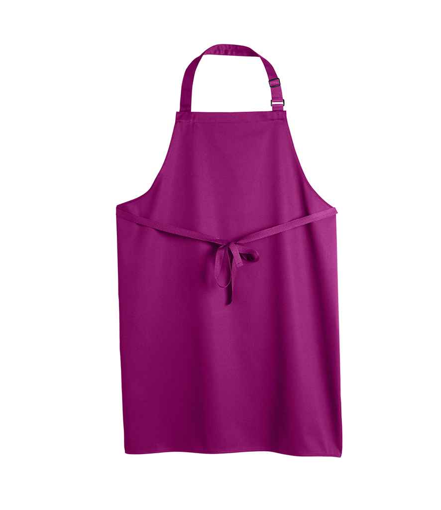 Dennys Polyester Bib Apron with Pocket in ONE by Dennys — Custom branded clothing by Print Press, featuring premium embroidery produced in our specialist print lab in the UK.