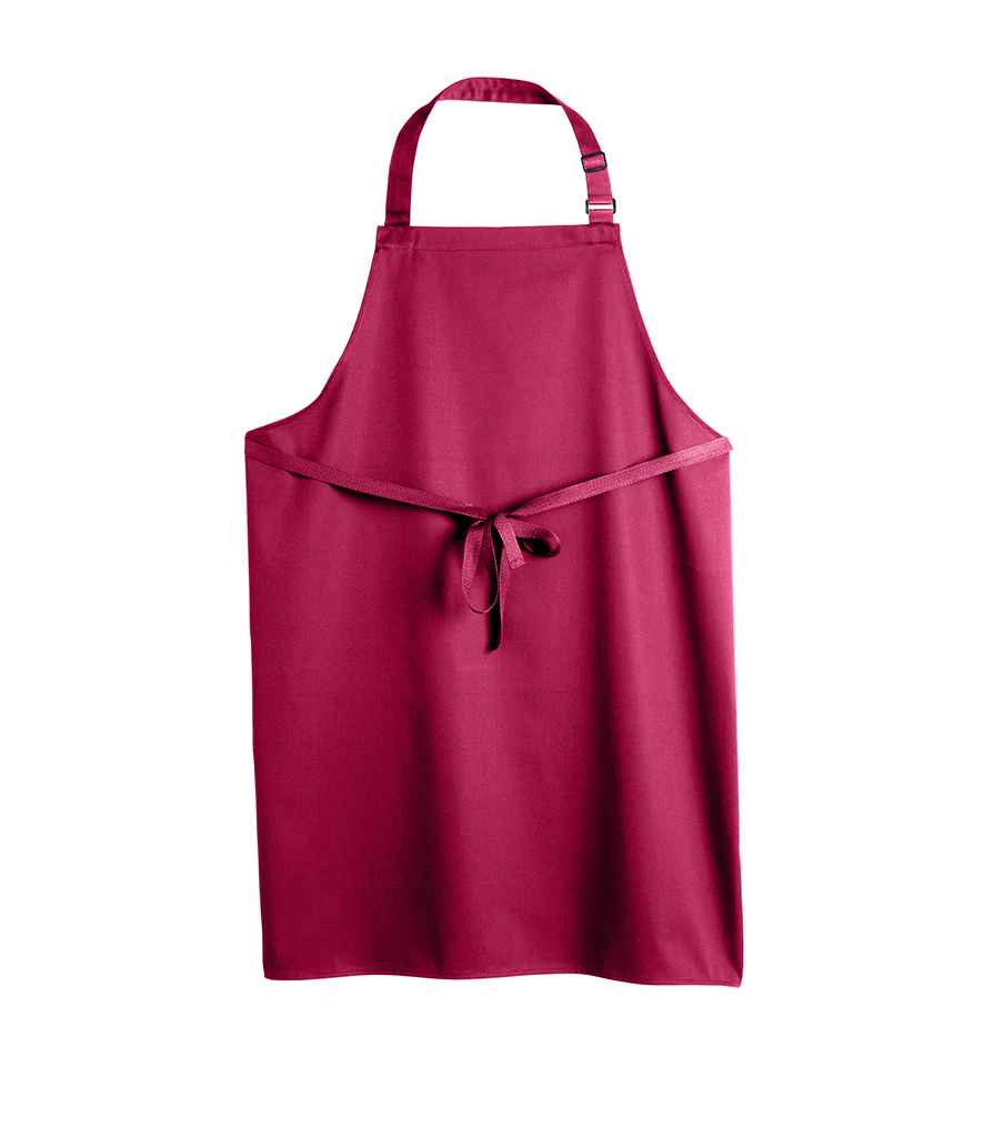 Dennys Polyester Bib Apron in ONE by Dennys — Custom branded clothing by Print Press, featuring premium embroidery produced in our specialist print lab in the UK.
