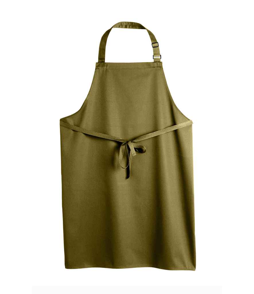 Dennys Polyester Bib Apron in ONE by Dennys — Custom branded clothing by Print Press, featuring premium embroidery produced in our specialist print lab in the UK.